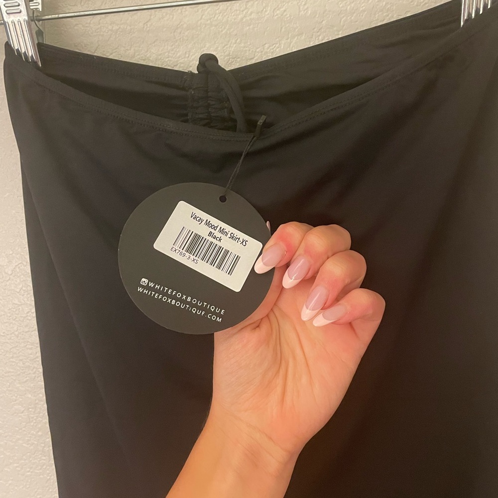 White fox boutique “cool girl” skirt